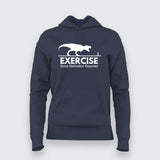 Run T-Rex Run - Funny Exercise Motivation Hoodie