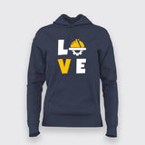 Civil Engineer Love Hoodies For Women Online India