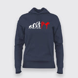 KickBoxing Evolution  Hoodie For Women Online India