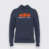 KTM Ready To Race Biker T-Shirt For Women