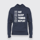 Eat Sleep Tennis Repeat - Ultimate Tennis Fan Tee