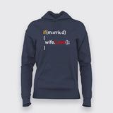 Love your Wife - Programmer Humour  Hoodie For Women