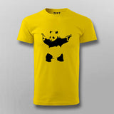 Panda with A Gun Cool Pose Tee