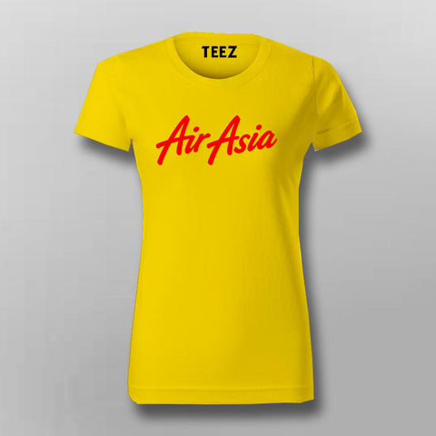 Air Asia LogoT-SHIRT For Women Online India