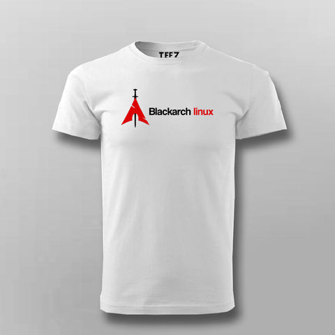 Black Arch Linux T-shirt For Men Online India