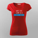 Data Business Analyst T-SHIRT For Women