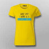 Data Business Analyst T-SHIRT For Women