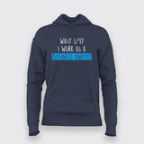 Data Business Analyst Hoodies For Women Online India