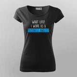 Data Business Analyst T-SHIRT For Women