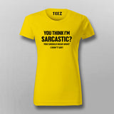 Silent Sarcasm Expert - Funny Sarcastic Tee