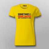 Surprise the Liver with a Water Twist Tee