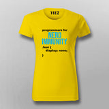 Nerd Immunity  T-shirt For Women