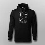 Eat Sleep Cricket Repeat Hoodies For Men