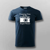 Freezing Time Super Power – Men's Photography Shirt