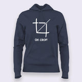 Oh Crop Hoodies For Women