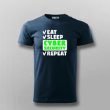 Eat Sleep Cyber Security Repeat Programmer Tee