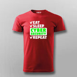 Eat Sleep Cyber Security Repeat Programmer Tee