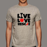 Live Love Rescue T-Shirt For Men