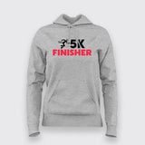 5K Runner Cotton Marathoner  T-shirts  For Women