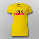 5K Runner Cotton Marathoner  T-shirts  For Women