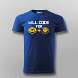 Will Code For Donut & Coffee Men's Tee