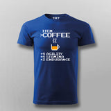 Item Coffee Agility Stamina Endurance  T-Shirt For Men