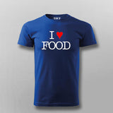 I Love Food - Gourmet Delight Cotton T-Shirt | Teez