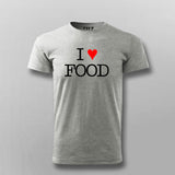 I Love Food - Gourmet Delight Cotton T-Shirt | Teez