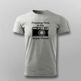 Freezing Time Super Power – Men's Photography Shirt