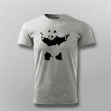 Panda with A Gun Cool Pose Tee