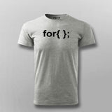 Minimalist Coder Men's Tee - Elegant & Simple Design