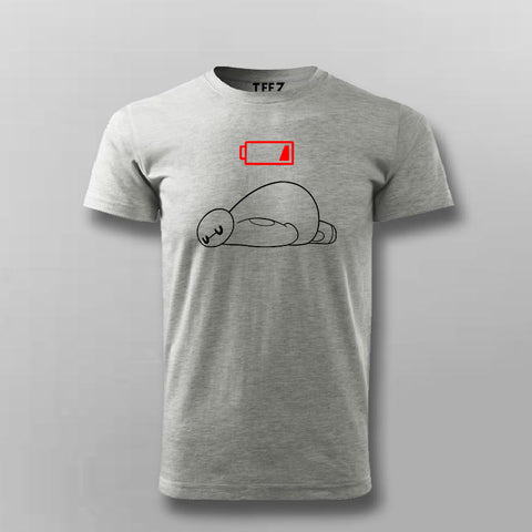 Low Battery Funny T- Shirt For Men Online India