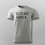 Glitch Happens – Tech Error Humor T-Shirt