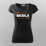 Wah Modiji Wah Hindi Meme T-shirt For Women