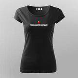 Programmer's Nightmare Bug T-Shirt For Women