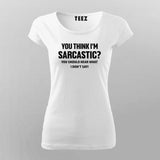 Silent Sarcasm Expert - Funny Sarcastic Tee