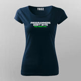 Programmers Don't Byte, They Nibble A Bit T-Shirt For Women