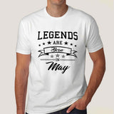 Legends are born in May Men's T-shirt online india