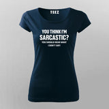 Silent Sarcasm Expert - Funny Sarcastic Tee