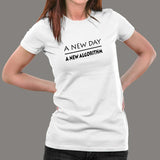 A New Day A New Algorithm Funny Programmer T-Shirt For Women