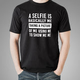 Swami Nithyananda Funny Selfie Definition T-Shirt For Men Online