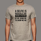 Swami Nithyananda Funny Selfie Definition T-Shirt For Men.