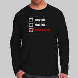 Aastik Nastik Sarcastic Funny T-Shirt For Men