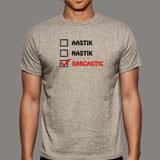 Aastik Nastik Sarcastic Funny T-Shirt For Men