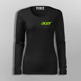 Acer Women's Full Sleeve T-Shirt Online India