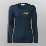 Acer Chest Logo T-Shirt For Women