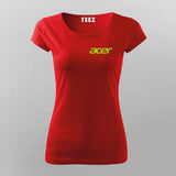 Acer Chest Logo T-Shirt For Women