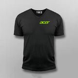 Acer Chest Logo V Neck T-Shirt For Men Online India