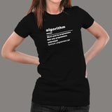 Algorithm Definition Women's T-Shirt - Code Logic