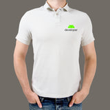 Android Developer Polo for Men : Code the Future Today